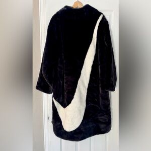NEW! Nike Women Faux Fur Long Jacket